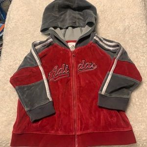 Adidas Velour Hoodie